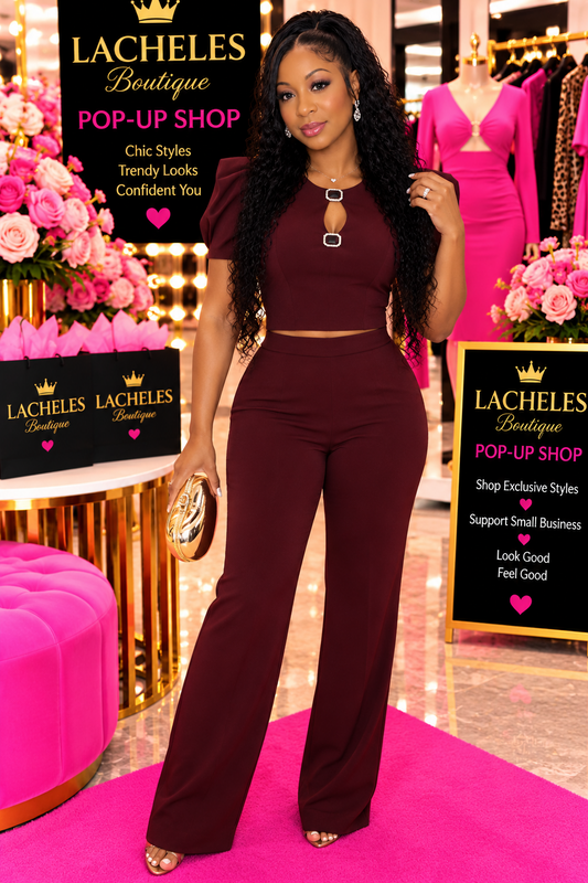 Puff Cap Sleeve Jewel Detail Sets